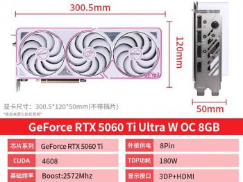 七彩虹 RTX5060Ti 8GB显卡京东限时特惠仅需5212元就可拿到手
