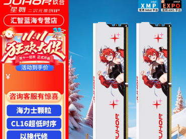 玖合 32GB DDR4 3200/3600内存条套装京东限时钜惠仅需449元就可入手