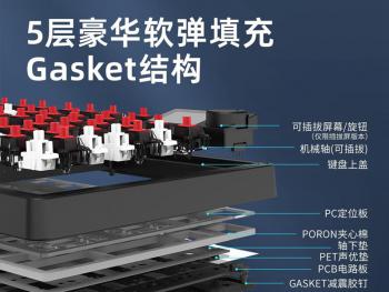 HELLO GANSS GS3108TPro 三模无线机械键盘 98键全能布局 缓震触感架构 京东惊喜价299元