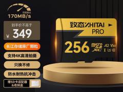 致态 PRO 256GB高速MicroSD卡 极速传输耐用 京东自营 限时秒杀319元