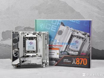板型小 拓展性能夯 微星 MPG X870I EDGE TI EVO WIFI 刀锋 钛主板评测 首发热测
