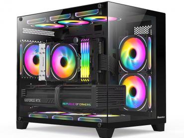 航嘉 S960 全景 海景房 机箱 ATX 钢化玻璃 京东自营 限时秒杀仅需138元